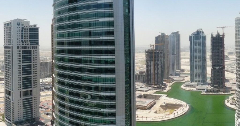 Jumeirah Lakes Towers skyline in Dubai, home of the DMCC free zone