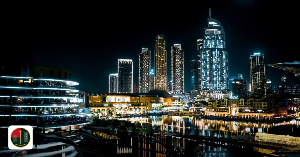 Rakez vs Ajman Free Zone: Northern Emirates Budget Shoot‑out - vibrant cityscape of at night with illuminated skyscrapers