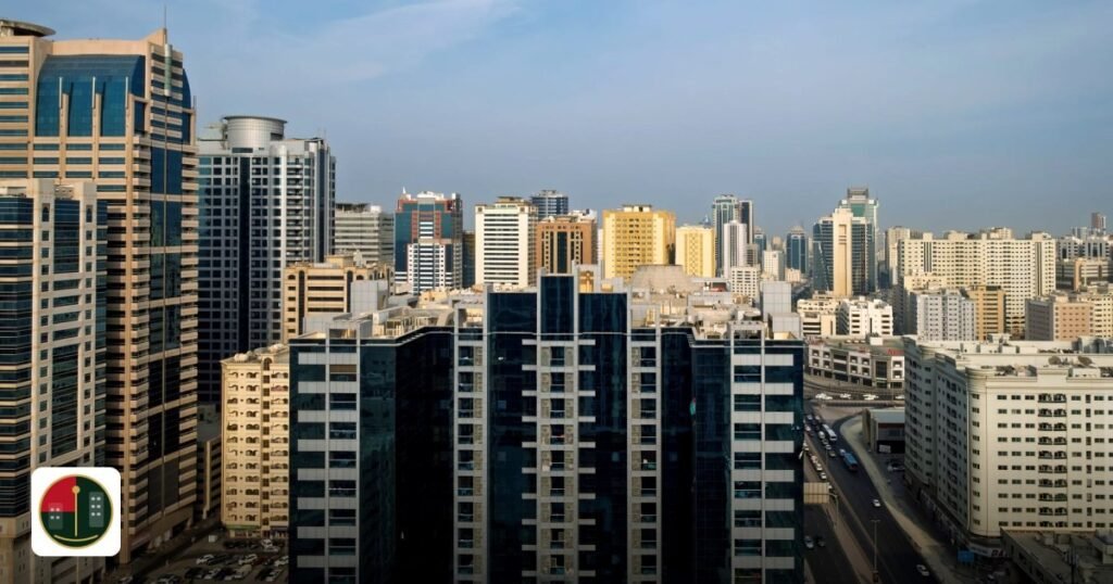 Retail Trading Free Zone Comparison UAE 2026 | UAE Free Zone Compare - aerial view of skyline