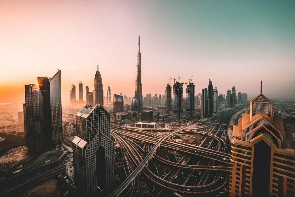 Dubai skyline representing UAE free zone business setup for South African entrepreneurs