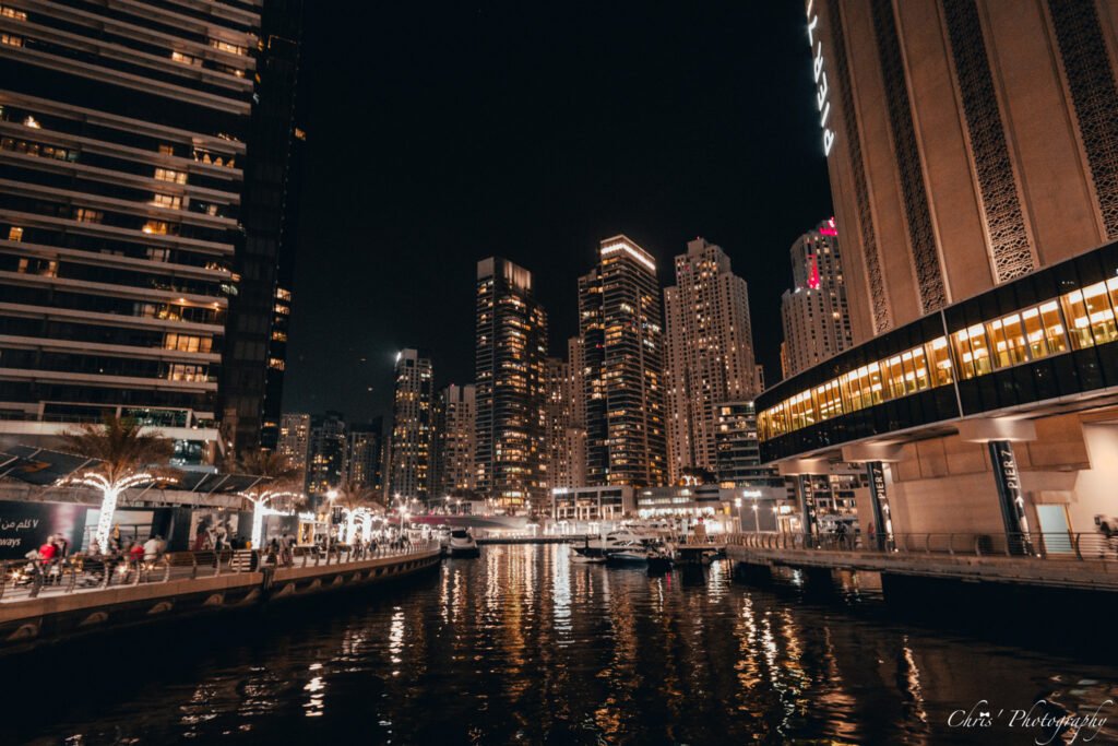 Dubai free zone business district skyline representing UAE tenancy contract and Ejari requirements