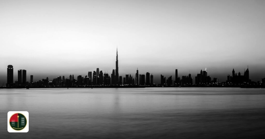 UAE free zone AI blockchain startups 2026: Future‑Proofing Your Business - a breathtaking black and white view of iconic