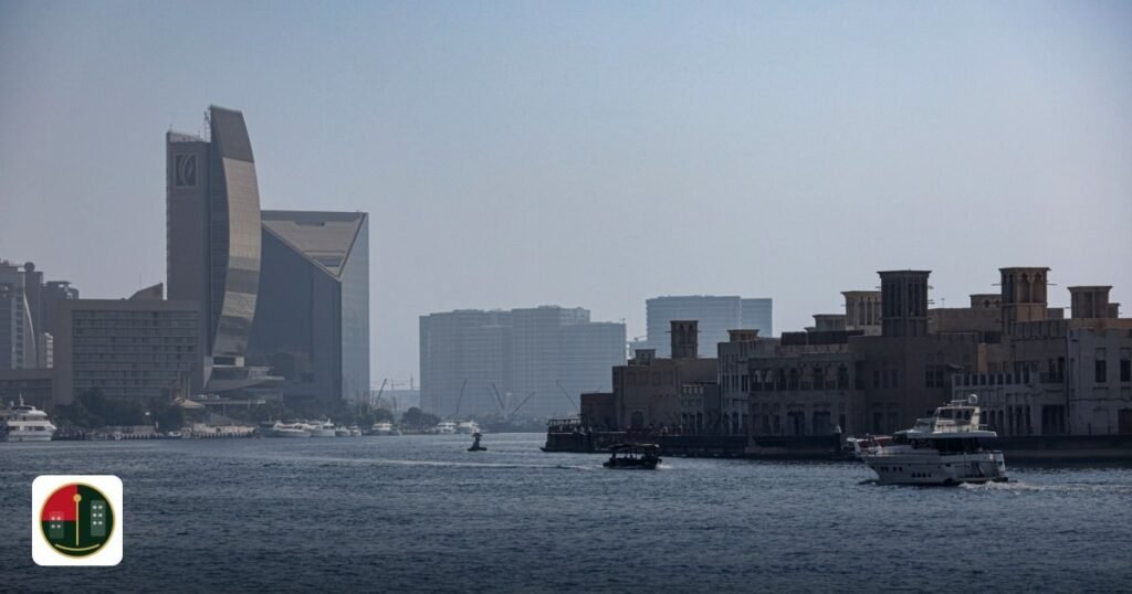 What is the Difference Between a Free Zone and Mainland Company in UAE? - a serene view of modern and traditional buildings